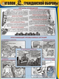 Уголок гражданской обороны., 3л., А2