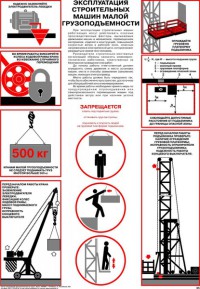 Эксплуатация строительных машин малой грузоподъемности, 1л., А2 ламинир