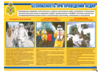 Аварийно-спасательные и другие неотложные работы (АСДНР) – 11 плакатов. Формат А-3.