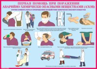 Комплект плакатов №5 «Первая медицинская помощь при чрезвычайных ситуациях», 10л., А3
